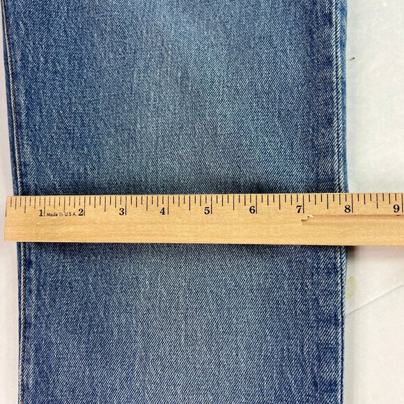 Levi's Jeans Women's 31x29* 501 Mid Rise Customized Tapered Blue Faded Denim - Picture 13 of 16